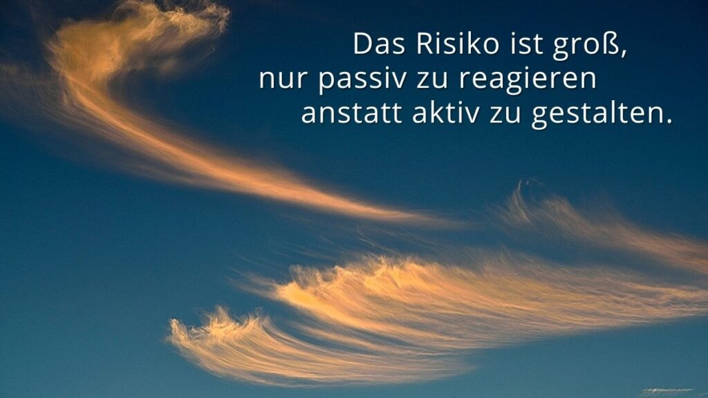 Beitrag - Denke über dich selbst nach oder andere werden es tun.